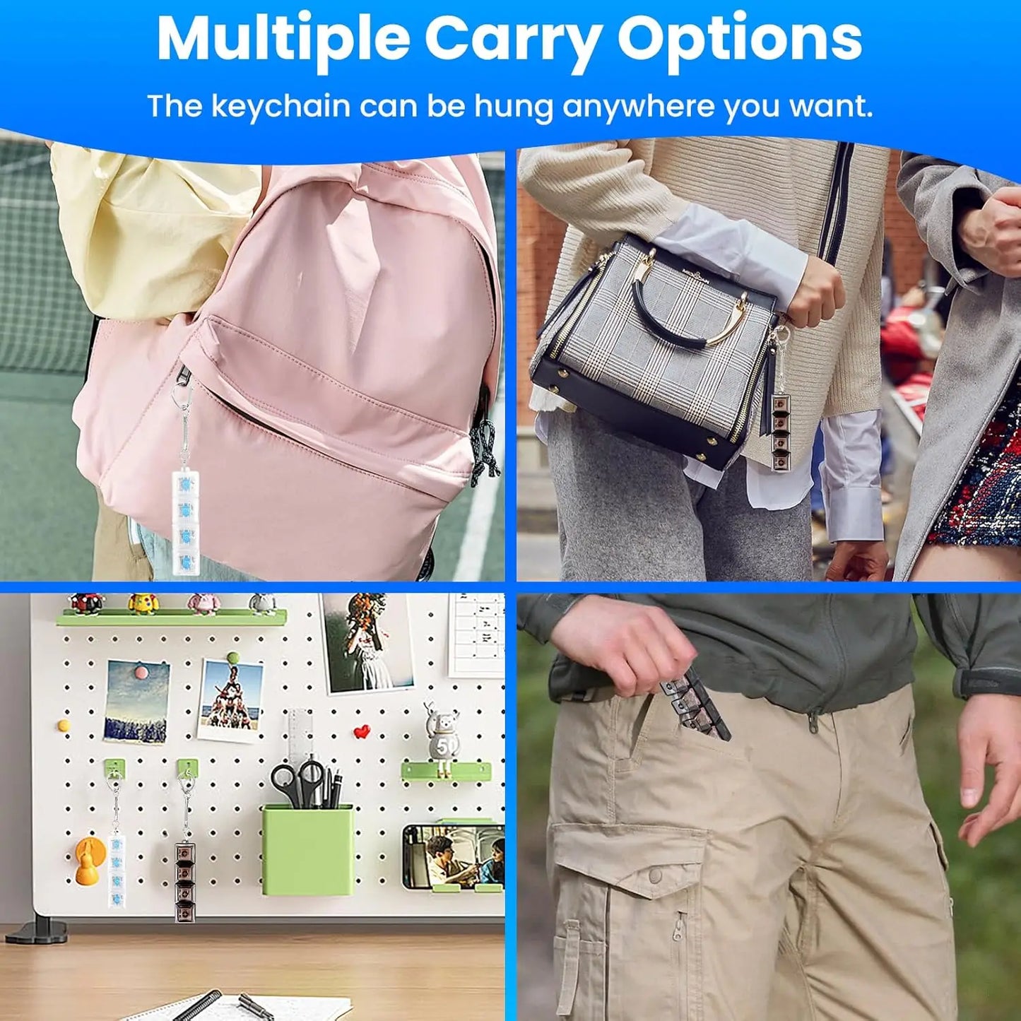 4-Finger Keyboard Fidget Toy